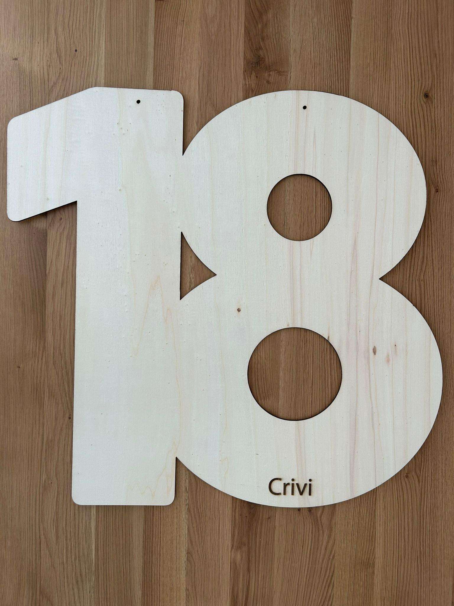 NÚMEROS DE MADERA PERSONALIZADOS - BCN LETTERS